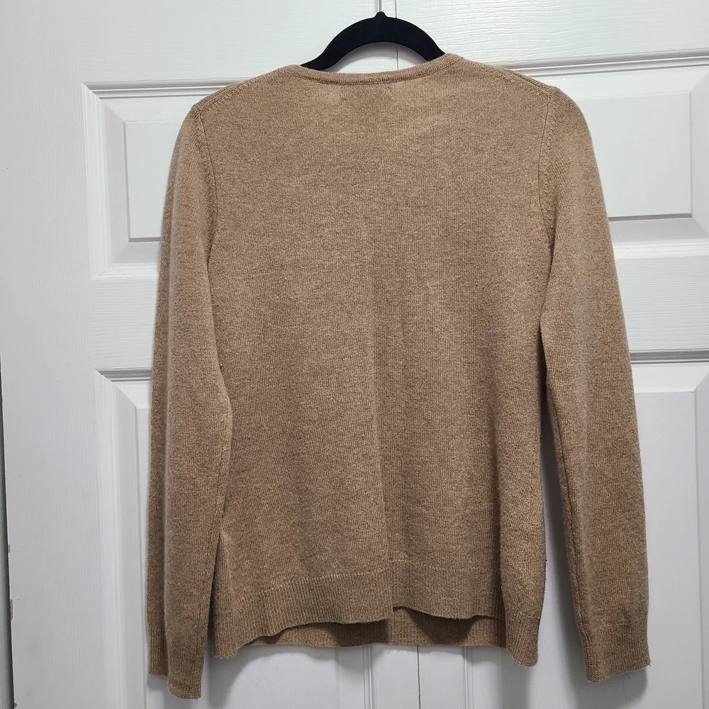 Charter Club Cashmere Beige Crew Neck Sweater PM‎